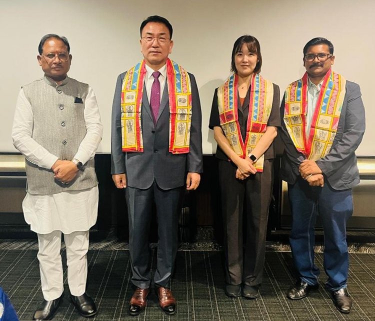 मुख्यमंत्री विष्णुदेव साय ने दक्षिण कोरिया प्रवास में ModernTech Corp. और UNECORAIL को छत्तीसगढ़ में निवेश व सहयोग के लिए किया आमंत्रित