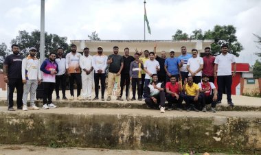 राष्ट्रीय खेल दिवस के उपलक्ष्य में सद्भावना क्रिकेट एवं तैराकी प्रतियोगिता का हुआ आयोजन