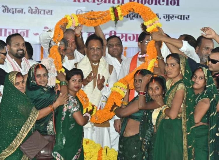 बेमेतरा जिले को 140.96 करोड़ रुपये के विकास कार्यों की सौगात