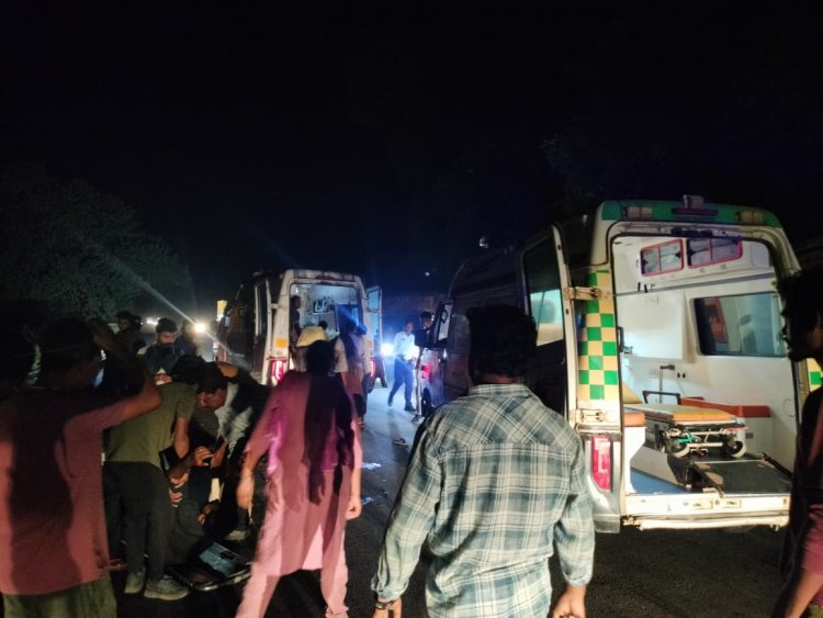 सड़क दुर्घटना में घायलों को मिली एलएस एंबुलेंस की सहायता, मुख्यमंत्री विष्णुदेव साय ने उपलब्ध कराई है यह सुविधा, सड़क दुर्घटना में घायलों का बना जीवन रक्षक.......