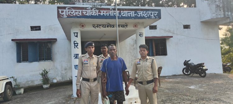 आपसी विवाद में टांगी से हमला कर किया था, जान से मारने का प्रयास, आरोपी गिरफ्तार, भेजा जेल