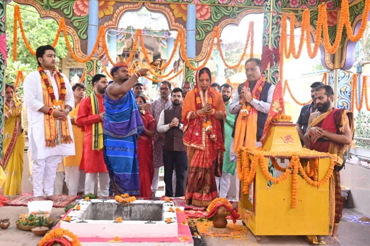 मुख्यमंत्री श्री विष्णुदेव साय ने महाप्रभु श्री जगन्नाथ का लिया दर्शन लाभ
