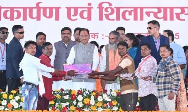 127 करोड़ रुपए के विकास कार्यों का लोकार्पण-शिलान्यास:100 सीटर छात्रावास और पहुंच मार्ग की घोषणा