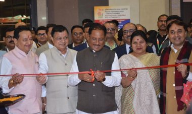 अंतरराष्ट्रीय व्यापार मेले में मुख्यमंत्री श्री विष्णुदेव साय ने छत्तीसगढ़ पेवेलियन का किया अवलोकन