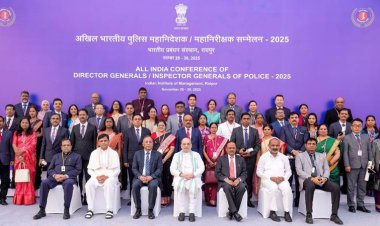 केन्द्रीय गृह एवं सहकारिता मंत्री श्री अमित शाह ने छत्तीसगढ़ के रायपुर में तीन दिवसीय 60वीं DGP/IGP कॉफ्रेंस का उद्घाटन किया