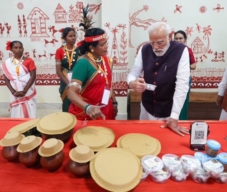 प्रधानमंत्री श्री नरेन्द्र मोदी ने जशप्योर उत्पादों की सराहना 