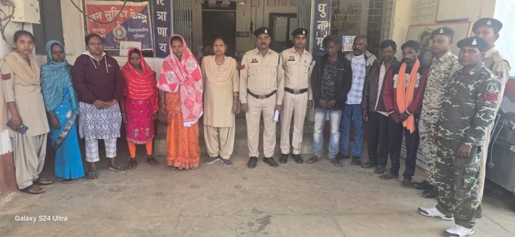 बैगा ने किया मृतिका को जिंदा करने का दावा, श्मशान घाट में किया तंत्र मंत्र मामले में एक ASI समेत 8 आरोपी गिरफ्तार...