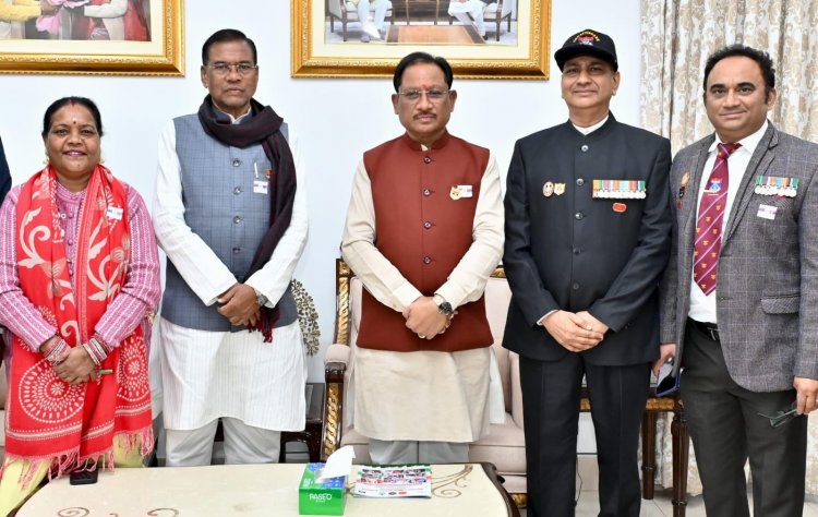 राष्ट्र की सुरक्षा में निरंतर तैनात हमारे सैन्य जवानों का योगदान अतुलनीय : मुख्यमंत्री श्री विष्णु देव साय