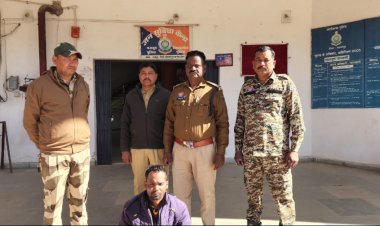 खेत से मटर तोड़ कर खाने वाले नाबालिक बच्चों को रस्सी से बांध कर मारपीट करने वाले आरोपी को राजपुर पुलिस ने किया गिरफ्तार , भेजा जेल 