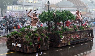 देश के पहले जनजातीय डिजिटल संग्रहालय की थीम पर कर्तव्य पथ पर सजी छत्तीसगढ़ की झांकी: