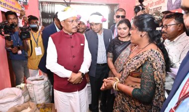 मुख्यमंत्री श्री विष्णु देव साय बालक आश्रम के निरीक्षण के दौरान मौके पर ही दी स्वीकृति