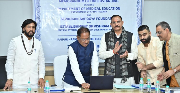 मुख्यमंत्री श्री विष्णुदेव साय ने रायपुर साहित्य उत्सव की वेबसाइट का किया लोकार्पण