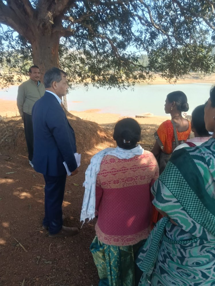 प्रधानमंत्री धन धान्य कृषि योजना के एडिशनल सेन्ट्रल नोडल ऑफिसर ने सोगड़ा डेम का किया अवलोकन