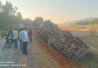 जशपुर: सन्ना थाना क्षेत्र के खूंटाटांगर में अनियंत्रित हाईवा पलटा, चालक घायल ,तेज रफ्तार बनी मुसीबत... पढ़िए पूरी खबर