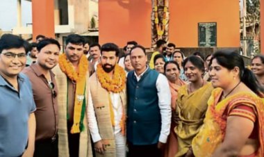 जशपुर : नागलोक में भव्य स्वागत के साथ शुरू हुआ भाजयुमो जिलाध्यक्ष विजय आदित्य का कार्यकाल