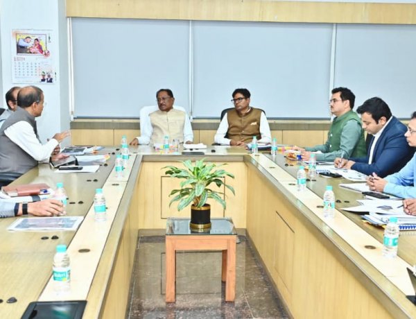 मुख्यमंत्री छत्तीसगढ़ खनिज विकास निधि सलाहकार समिति की 21वीं बैठक में हुए शामिल