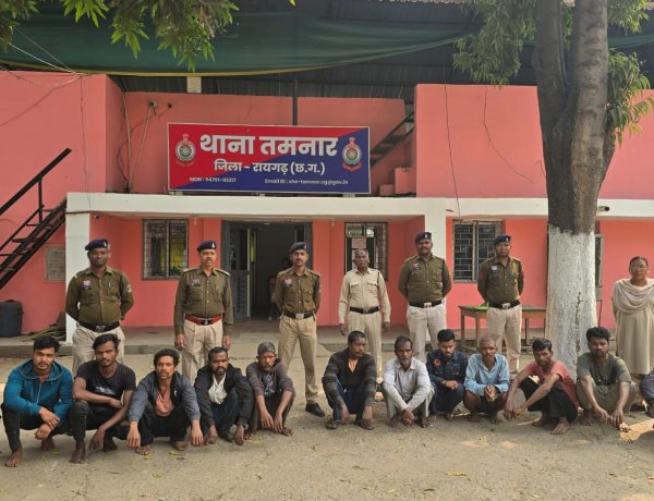 रायगढ़ : 48 घंटे में पुलिस का बड़ा शिकंजा, 214 फरार वारंटी एक साथ धराए