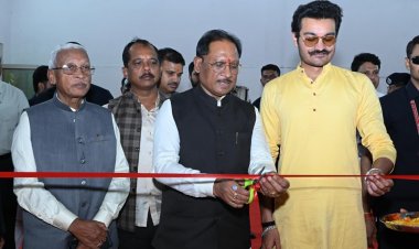 मुख्यमंत्री ने स्पोर्ट्स क्लाईबिंग वॉल इंडोर स्टेडियम का किया शुभारंभ 