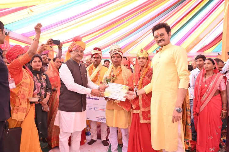 रणजीता स्टेडियम में 240 जोड़ों का सामूहिक विवाह हुआ सम्पन्न