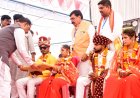 छत्तीसगढ़ में सामूहिक विवाह बना सामाजिक एकता का उत्सव, मुख्यमंत्री ने 13 नवदंपतियों को दिया आशीर्वाद