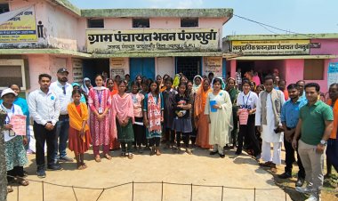 जशपुर जिले के पंगसुवा में बाल विवाह के प्रति जागरूकता, “पढ़ाई का कोना” पहल से शिक्षा को बढ़ावा