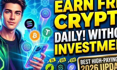 Earn Free Crypto Daily Without Investment 2026 | Best High Paying Crypto Apps for Passive Income