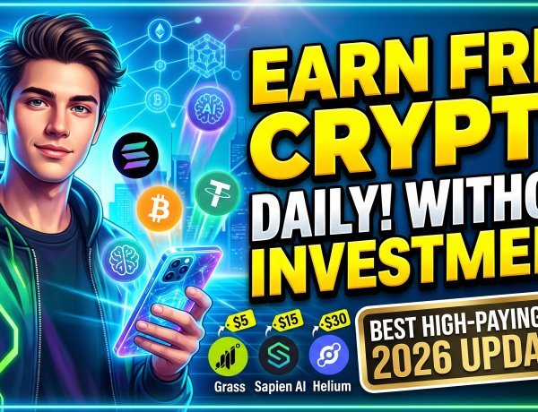 Earn Free Crypto Daily Without Investment 2026 | Best High Paying Crypto Apps for Passive Income