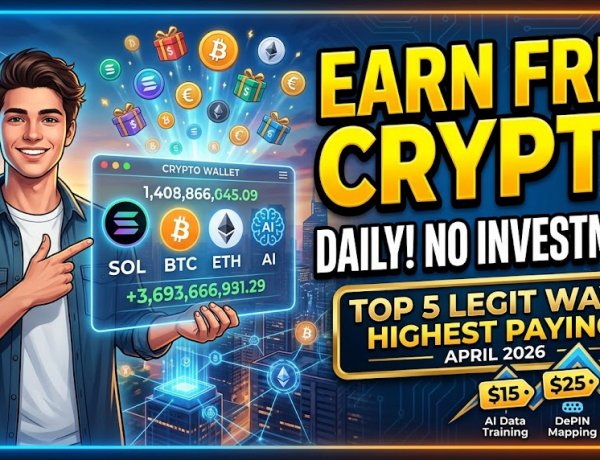 Top 5 Legit Ways to Earn Free Crypto Daily in 2026