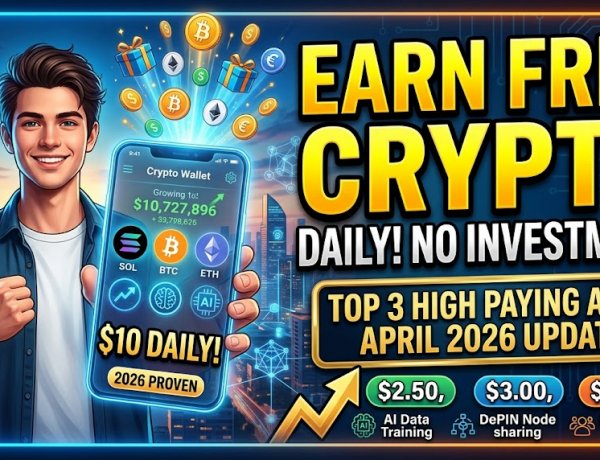 How I Earn $10 Daily in Free Crypto (Proof) | Best Crypto Earning Apps 2026