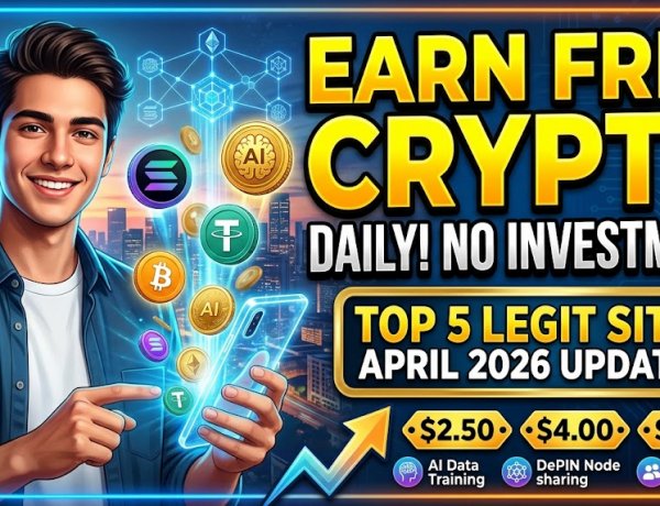 Free Crypto Earning Websites 2026 | High Paying Legit Sites That Actually Work