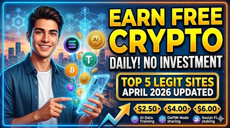 Free Crypto Earning Websites 2026 | High Paying Legit Sites That Actually Work