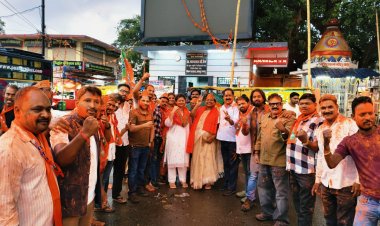 ऐतिहासिक विजय पर जशपुर भाजपा का विराट उत्सव