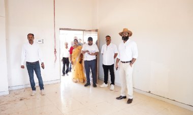 कलेक्टर श्री व्यास ने सिरिमकेला में निर्माण कार्यों का किया औचक निरीक्षण