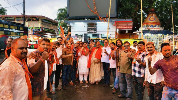 ऐतिहासिक विजय पर जशपुर भाजपा का विराट उत्सव