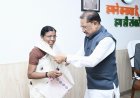 मुख्यमंत्री श्री विष्णु देव साय से पद्मश्री डॉ. बुधरी ताती ने की सौजन्य मुलाकात