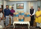 स्वेच्छानुदान मद से सुदूर वनांचल स्थित स्वामी आत्मानंद स्कूल, मांझीगुडा को 10 कंप्यूटर प्रदत्त