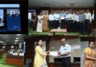 ई-ऑफिस एवं समयबद्ध उपस्थिति में उत्कृष्ट प्रदर्शन करने वाले अधिकारी-कर्मचारी सम्मानित