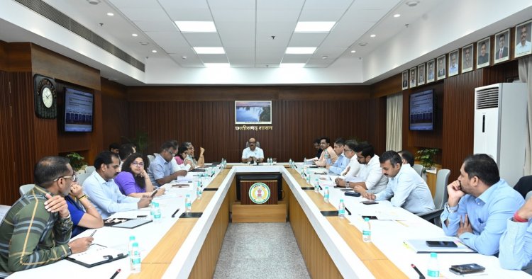 मुख्य सचिव श्री विकासशील ने सचिवों की ली उच्च स्तरीय बैठक