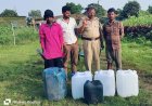 जशपुर: घर में हाथ भट्ठी से बना रखी थी 160 लीटर महुआ शराब, पण्ड्रापाठ पुलिस ने आरोपी को किया गिरफ्तार
