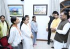मुख्यमंत्री श्री विष्णुदेव साय से सरगुजा के ग्रामीण अंचलों से शैक्षणिक भ्रमण पर आए मेधावी विद्यार्थियों ने की सौजन्य मुलाकात