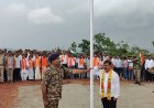 कर्रेगुट्टा पर पहुंची बस्तर तिरंगा यात्रा, उप मुख्यमंत्री श्री विजय शर्मा ने फहराया तिरंगा