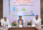 नगरीय प्रशासन विभाग के प्रमुख सचिव श्री सोनमणि बोरा एवं केन्द्रीय आवासन और शहरी कार्य मंत्रालय के निदेशक श्री भानु प्रताप सिंह भदौरिया ने तैयारियों की समीक्षा की