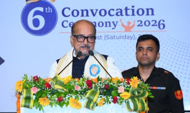 राज्यपाल ने जिंदल विश्वविद्यालय के छठवें दीक्षांत समारोह में विद्यार्थियों को दी उपाधियां