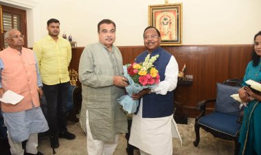 मंत्री रामविचार नेताम ने दिल्ली में केंद्रीय सड़क परिवहन मंत्री नितिन गडकरी से की मुलाकात, एनएच-343 पर 4-लेन बायपास की रखी मांग