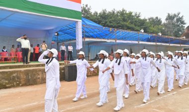 स्वतंत्रता दिवस समारोह के पूर्वअभ्यास का हुआ आयोजन