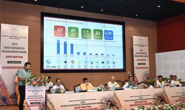 छत्तीसगढ़ राज्य भूवैज्ञानिक प्रोग्रामिंग बोर्ड (SGPB) की 26वीं बैठक संपन्न ,45 अन्वेषण परियोजनाओं को दिया गया अंतिम रूप