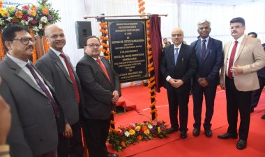 मुख्य न्यायाधिपति श्री रमेश सिन्हा ने दुर्ग में नवीन न्यायालय भवन के निर्माण हेतु किया भूमिपूजन
