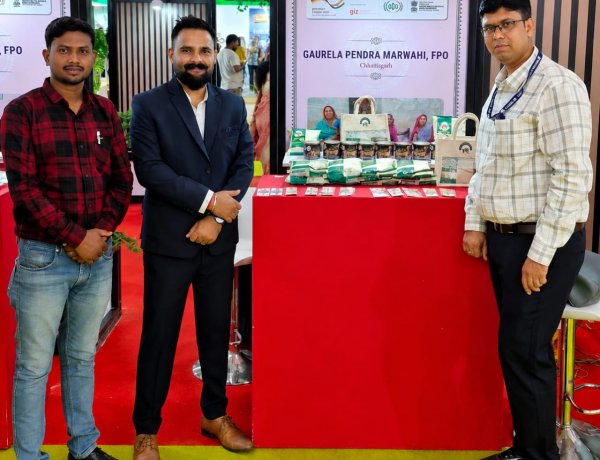 रायपुर: बायोफैच इंडिया-2026 में छत्तीसगढ़ के जैविक उत्पादों का जलवा, विष्णुभोग चावल और प्राकृतिक शहद ने बटोरी राष्ट्रीय सराहना