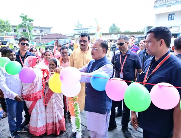 मुख्यमंत्री ने केरसई के नवनिर्मित सांस्कृतिक रंगमंच का किया लोकार्पण