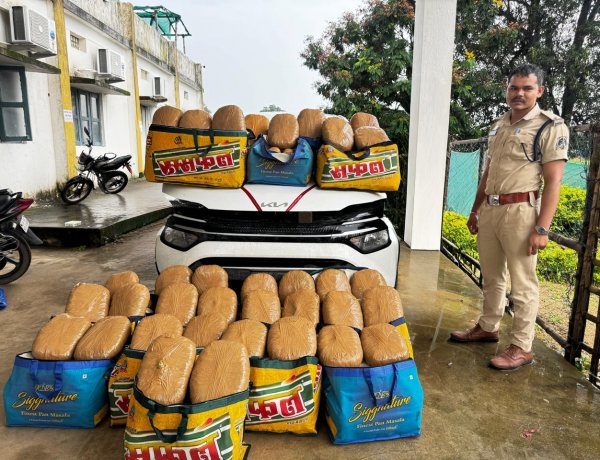 ऑपरेशन आघात में जशपुर पुलिस की बड़ी कार्रवाई, 520 किलो गांजा जब्त; महिला समेत 4 तस्कर गिरफ्तार
